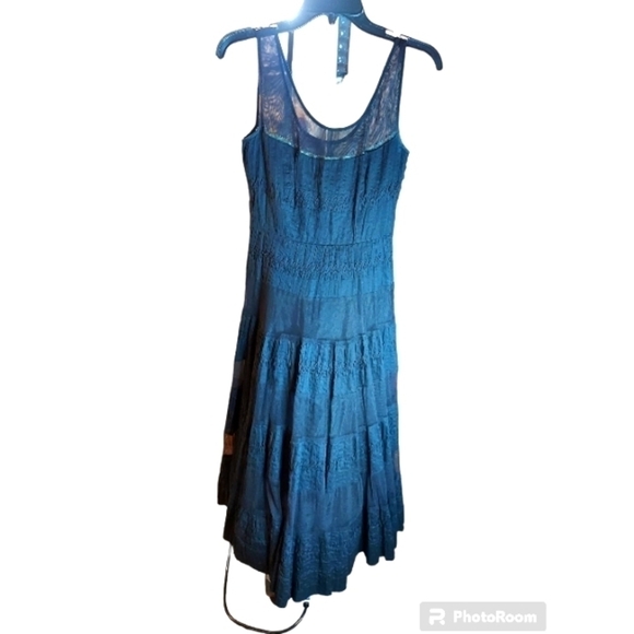 Free People Organdy dress black size 4 - Picture 1 of 12